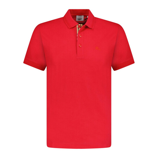 Burberry Eddie Cotton Pique Polo Shirt, Size Large 8067588