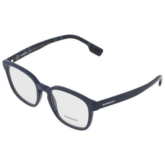 BURBERRY（ⓣⓞⓜⓞ﻿） Burberry Edison Demo Square Men's Eyeglasses BE2344 4076 53