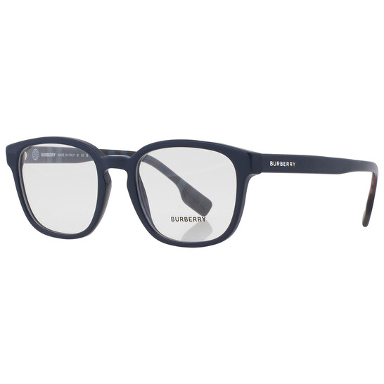 BURBERRY（ⓣⓞⓜⓞ﻿） Burberry Edison Demo Square Men's Eyeglasses BE2344 4076 53