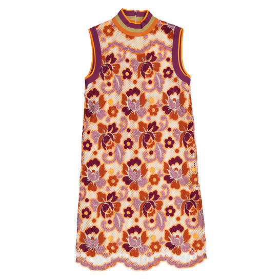 ワンピース Burberry Embroidered Wool Dress Burberry Wool dress with plaid pattern | Women's Clothing