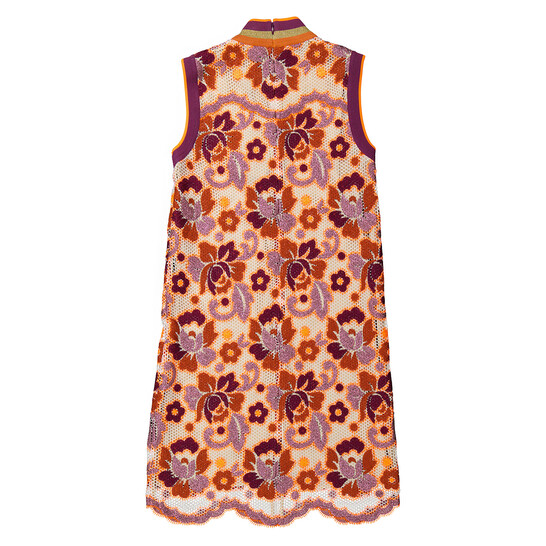 Burberry Edna Floral Crochet Shift Dress, Brand Size 8 (US