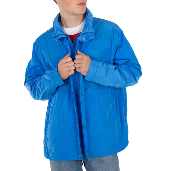 Burberry EKD Applique Nylon Lightweight Jacket, Size Medium