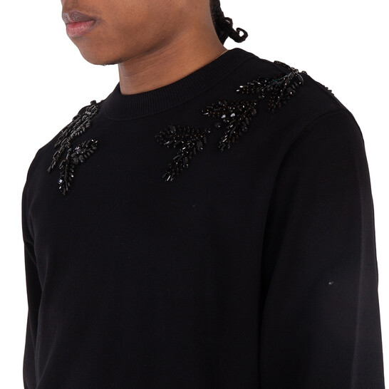 Burberry EKD Crystal Long Sleeve Sweatshirt, Size Medium