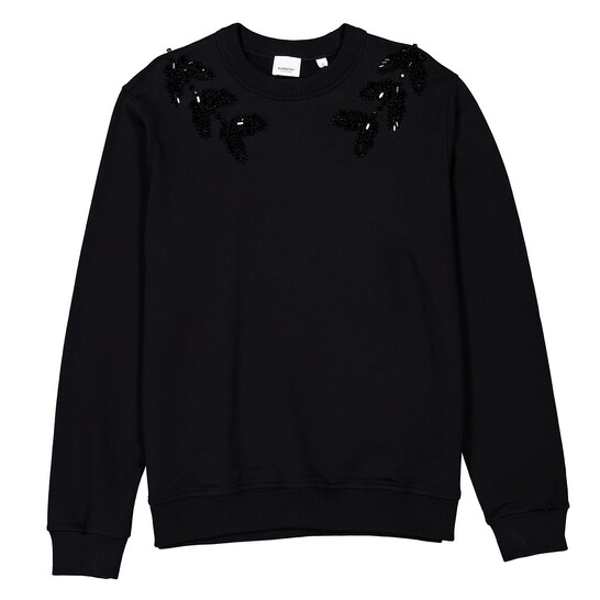 Burberry EKD Crystal Long Sleeve Sweatshirt, Size Medium
