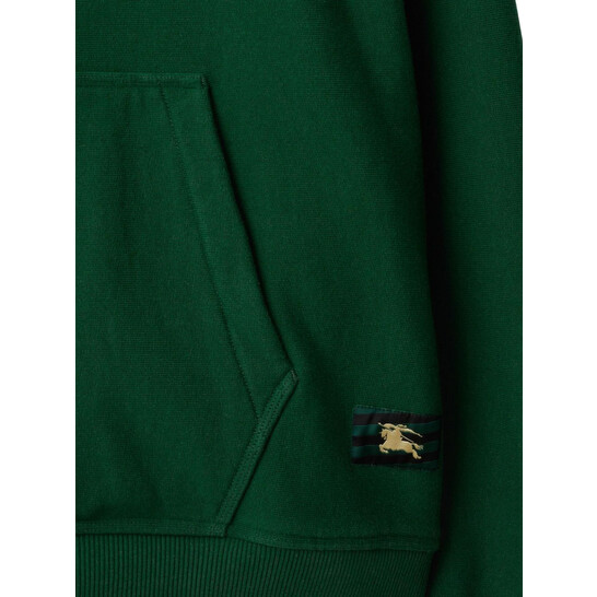 Burberry EKD Drawstring Cotton Hoodie, Size Medium 8081220