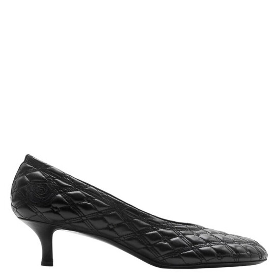 Burberry EKD Leather Baby Pumps, Brand Size 38 ( US Size 8