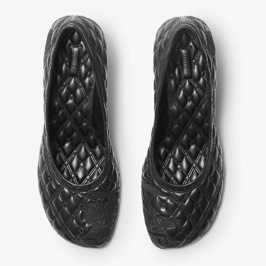 Burberry EKD Leather Baby Pumps, Brand Size 38 ( US Size 8