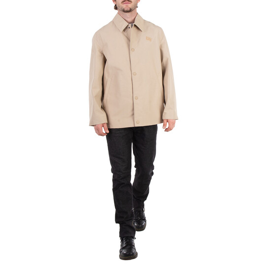 Burberry EKD Logo Embroidered Shirt Jacket, Size XX-Large