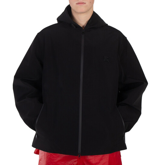 BURBERRY フード付きブラックジャケット BURBERRY BLACK LABEL フード付きジャケット Lサイズ
