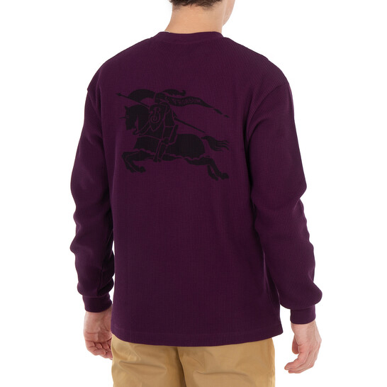 Burberry EKD Printed Cotton Sweatshirt, Size Medium 8095059