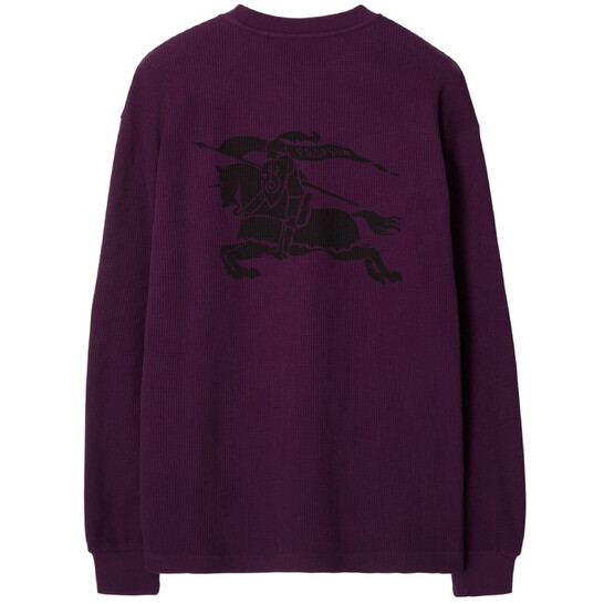 Burberry EKD Printed Cotton Sweatshirt, Size Medium 8095059