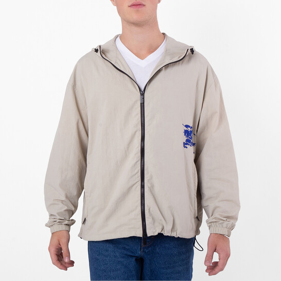Burberry EKD Printed Hooded Jacket, Size Large 8092667