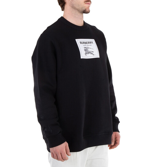 完売間近 BURBERRY EKD ラベル スウェットシャツ Burberry EKD Prorsum Label Cotton Sweatshirt, Size X-Large