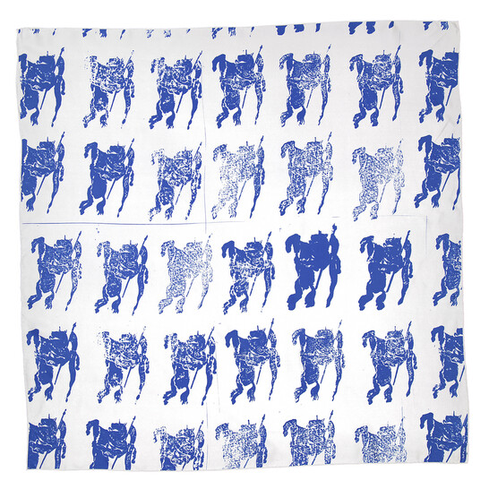 Burberry EKD Silk Scarf In Knight 8083074 5045705112400