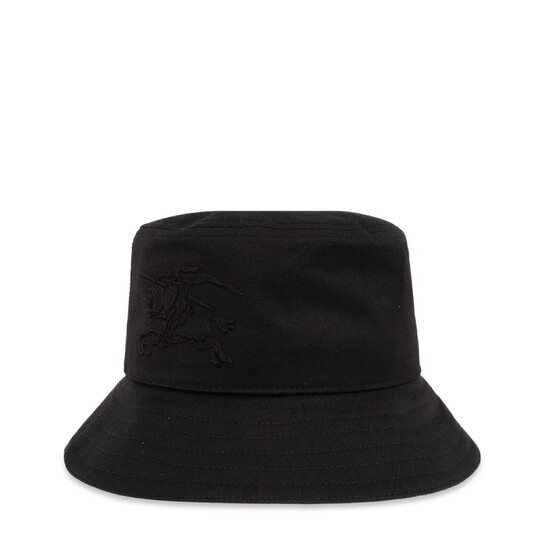Burberry Ekd-Embroidered Flat Crown Bucket Hat, Size Medium