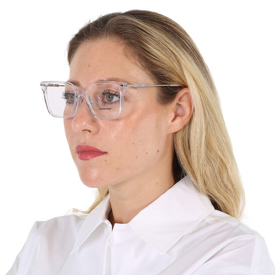 メガネ Burberry Eyeglass Frame BE2376 3024 Clear Square Elizabeth Burberry™ Elizabeth BE2376 Square Eyeglasses | EyeOns.com