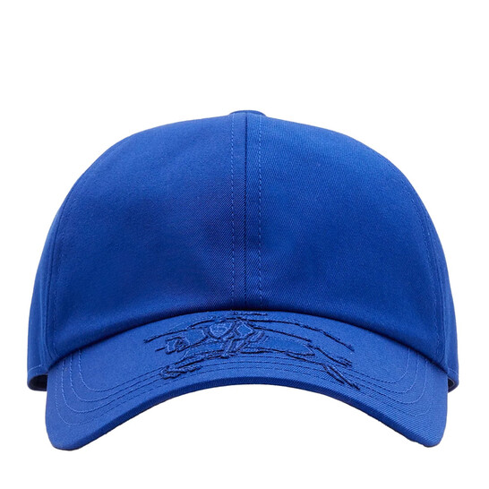 Burberry Equestrian Knight Cotton Blend Baseball Cap, Size