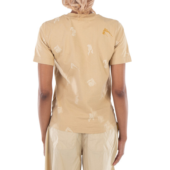 Burberry Equestrian Knight Cotton T-Shirt, Size X-Small