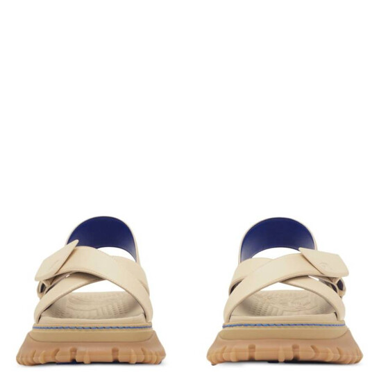 【関税＆送料込み】Burberry Lf Knight Slab Sandals LF Knight Slab Sandals- Burberry - Leather - Beige