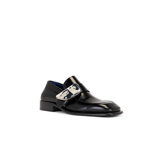 Burberry Equestrian Knight Shield Loafers, Brand Size 40 (US
