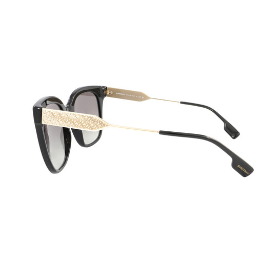 Burberry Square Sunglasses BE4328 300111 52 Burberry Evelyn Grey Gradient Square Ladies Sunglasses  main image 4