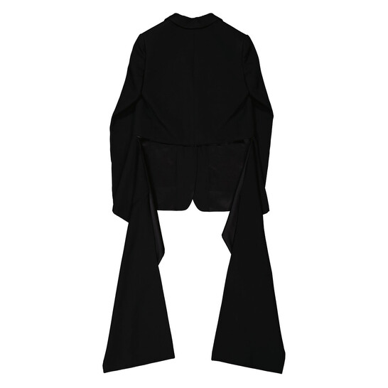 Burberry Exaggerated Panel Detail Wool Tailored Jacket Burberry Exaggerated Panel Detail Wool Tailored Jacket - 546x546 Image #7