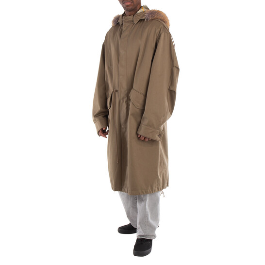 【送料&関税込】Burberry Faux Fur Trim Sleeved Duffle Coat Burberry Faux Fur Trim Sleeved Duffle Coat | italist, ALWAYS