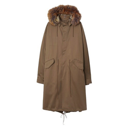 【関税&送料込】Burberry Parka Burberry Faux Fur And Cotton Parka, Size Small 8079199