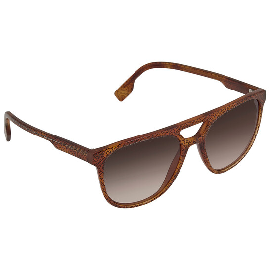 Burberry Foxcote Brown Gradient Square Men display picture 3