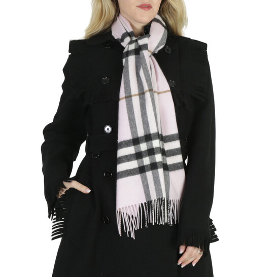 マフラー・ストール Burberry Sciarpa Giant Check In Lana Seta Sciarpa in lana e seta Check (Beige archivio) | Sito
