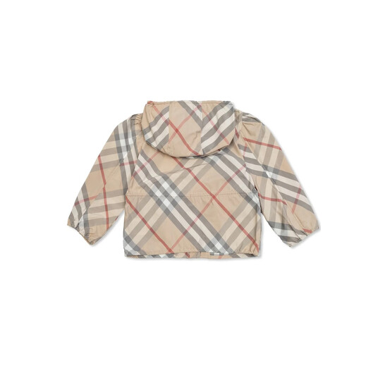 Burberry Girls Tilly Check Hooded Jacket, Size 8Y 8088538