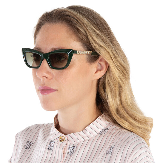 Burberry Green Gradient Cat Eye Ladies Sunglasses BE4409