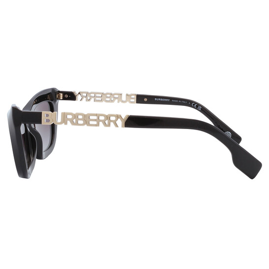 ● BURBERRY ● サングラス Bordeaux / Gradient Grey / 58mm Burberry Gradient Grey Round Ladies Sunglasses BE4178 340311