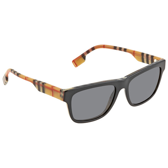 Burberry Grey Square Men's Sunglasses BE4293 380687 56