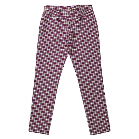 Burberry Hanover Straight-fit Check Cotton Tailored Trousers