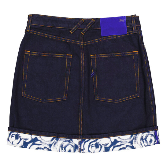 ワンピース BURBERRY Women Mid Skirts 8069648 BLUE Pleated Check Cotton Skirt in Knight | Burberry® Official