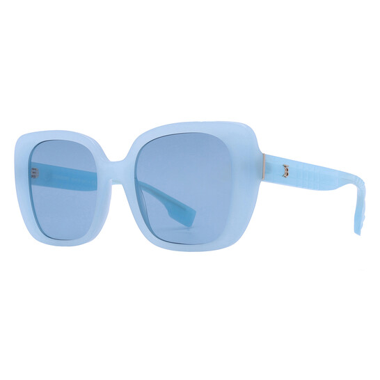 Burberry Helena Blue Square Ladies Sunglasses BE4371 408680  display picture 3
