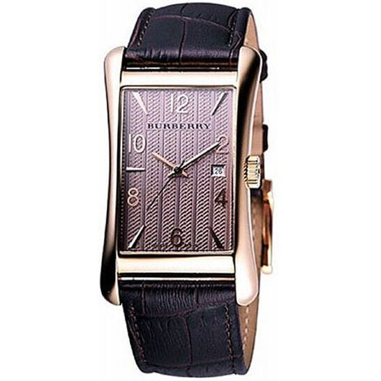 Burberry Heritage Brown Dial Brown Leather Unisex Watch BU3000