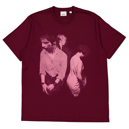 Burberry Hindeston Photo Graphic Print Cotton T-Shirt, Size