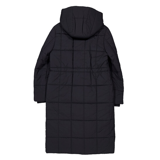Burberry Hooded Long-Sleeve Drawstring Coat, Size X-Small
