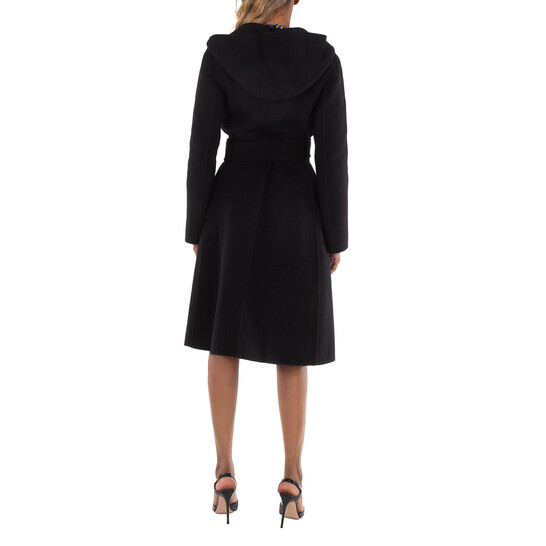 Burberry Hooded Wool Cashmere Coat, Brand Size 8 ( US Size 6 ) - 546x546 Image #4