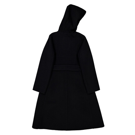 Burberry Hooded Wool Cashmere Coat, Brand Size 8 ( US Size 6