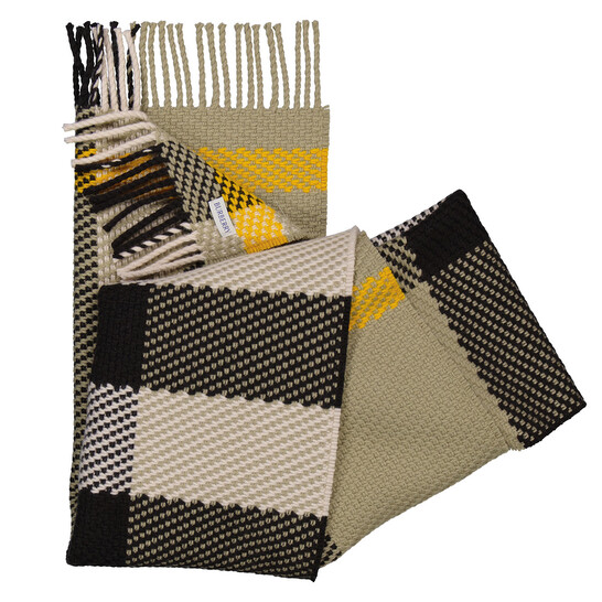 Burberry Hunter Check-Pattern Wool Scarf 8079239