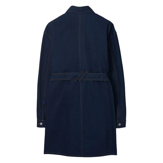 Burberry Japanese Belted Denim Shirtdress, Brand Size 10
