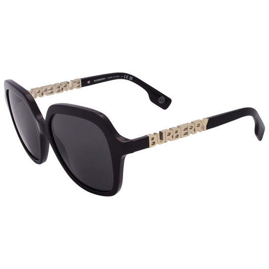 Burberry Joni Dark Grey Square Ladies Sunglasses BE4389