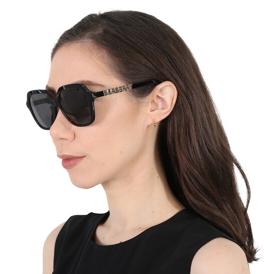 Burberry Joni Dark Grey Square Ladies Sunglasses BE4389F