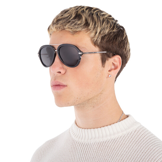 Burberry Jude Dark Gray Pilot Men display picture 1