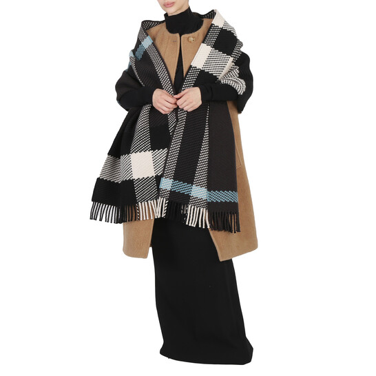 マフラー・ストール Burberry FW25 Embroidered wool blend scarf (8104920 A2888) 0400020226433_ARCHIVEBEIGE?wid