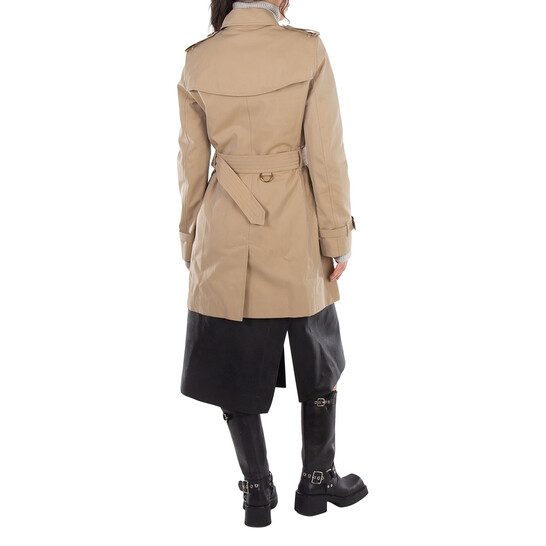 コート Burberry COAT (8102999 B9719) Burberry Sandridge Check Double-Breasted Tench Coat | Neiman