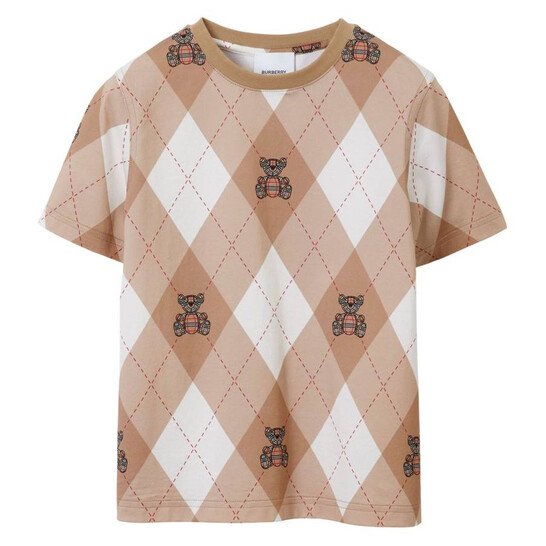 美品　Burberry Tシャツ　6y Burberry Check-Trimmed Cotton T-Shirt | Saks Fifth Avenue